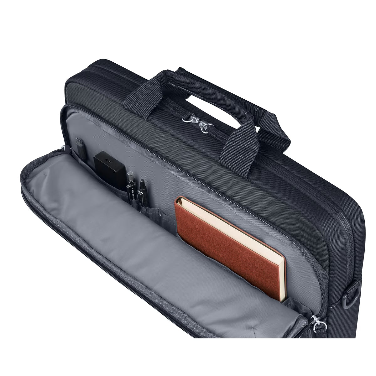 HP Everyday 14 inch laptoptas A08KJAA, geopend documentenvak met organizer