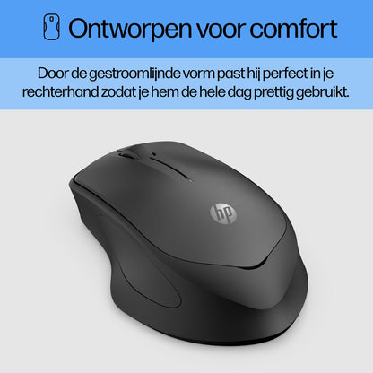 HP 280 Silent draadloze muis 19U64AA, ergonomisch ontwerp voor de rechterhand