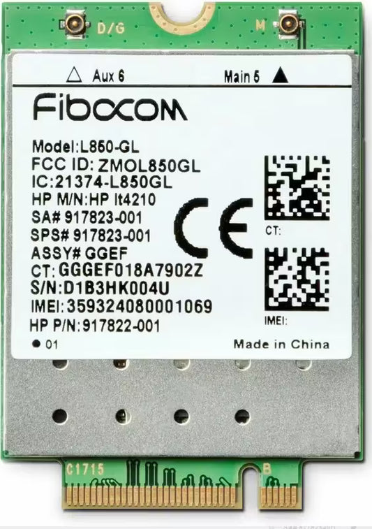 HP XMM 7360 – Fibocom L850-GL- 3FB01AA – 4G LTE module
