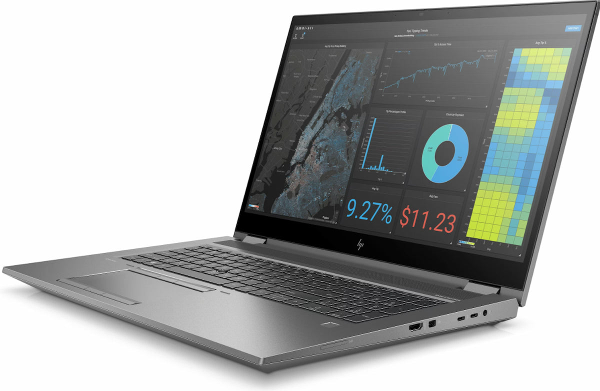 HP Zbook Fury 17 G7 vooraanzicht rechts