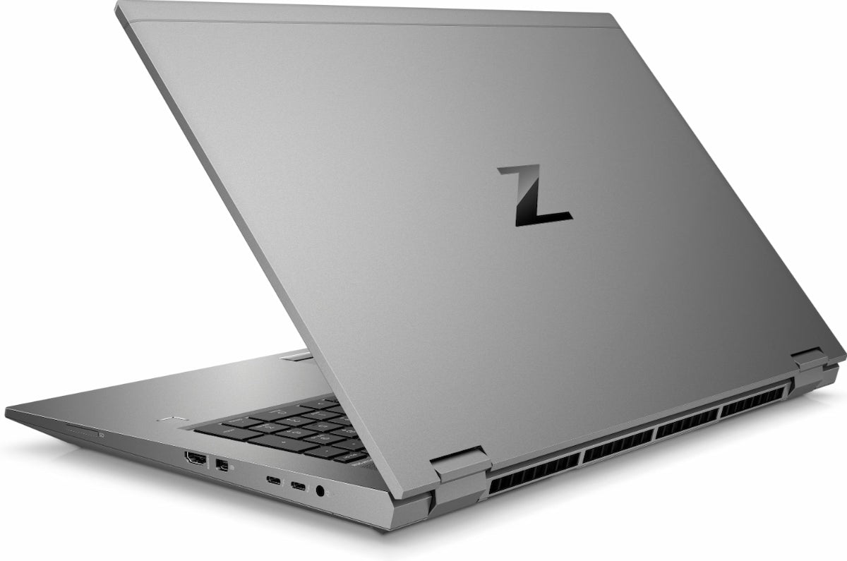 HP Zbook Fury 17 G8 achteraanzicht rechts