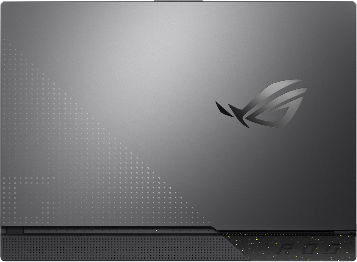 ASUS ROG Strix G15 G513RC 15,6 inch gaming laptop, gesloten grijze bovenkant met ROG-logo