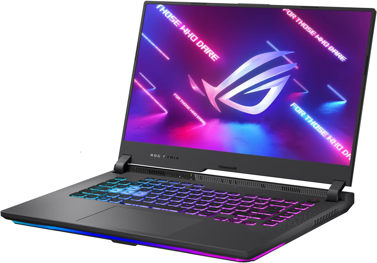 ASUS ROG Strix G15 G513RC 15,6 inch gaming laptop, schuin vooraanzicht met rechterzijkant