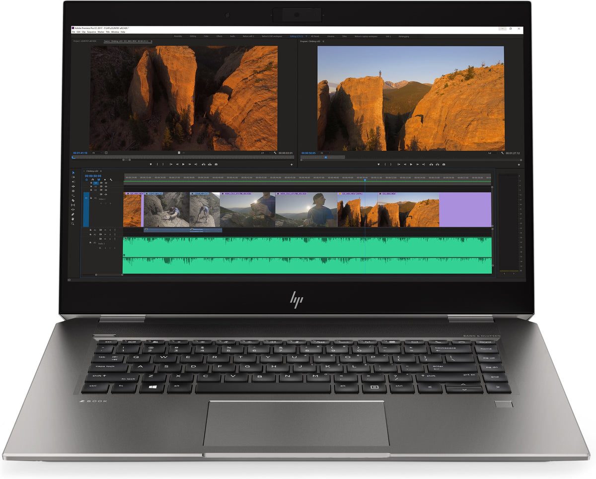 HP ZBook Studio G5 refurbished mobiele workstation – vooraanzicht