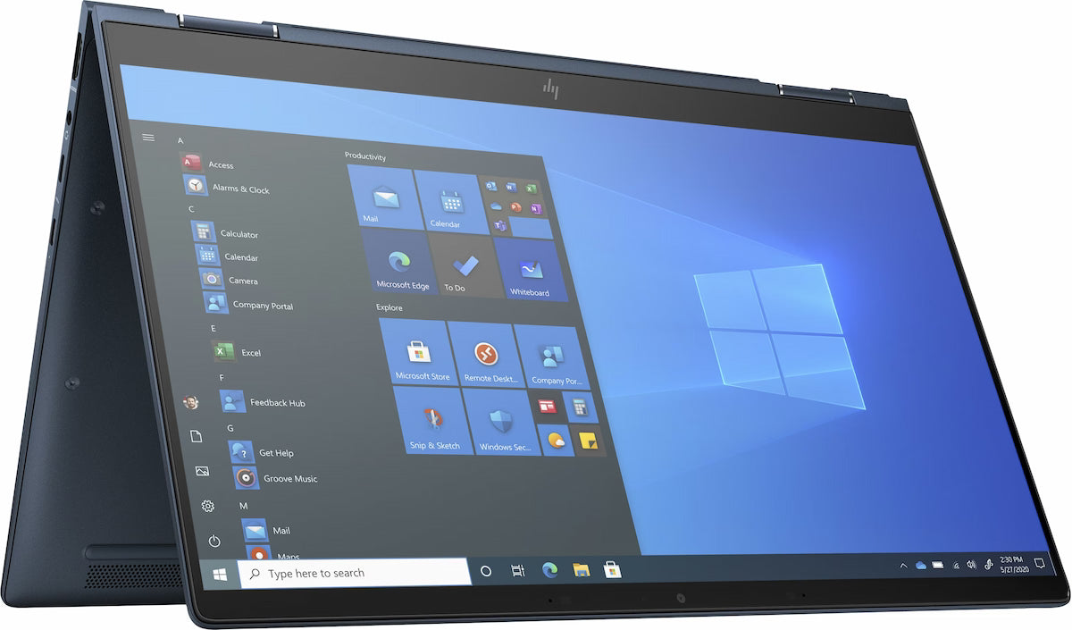 HP Elite Dragonfly G2 in presentatiemodus