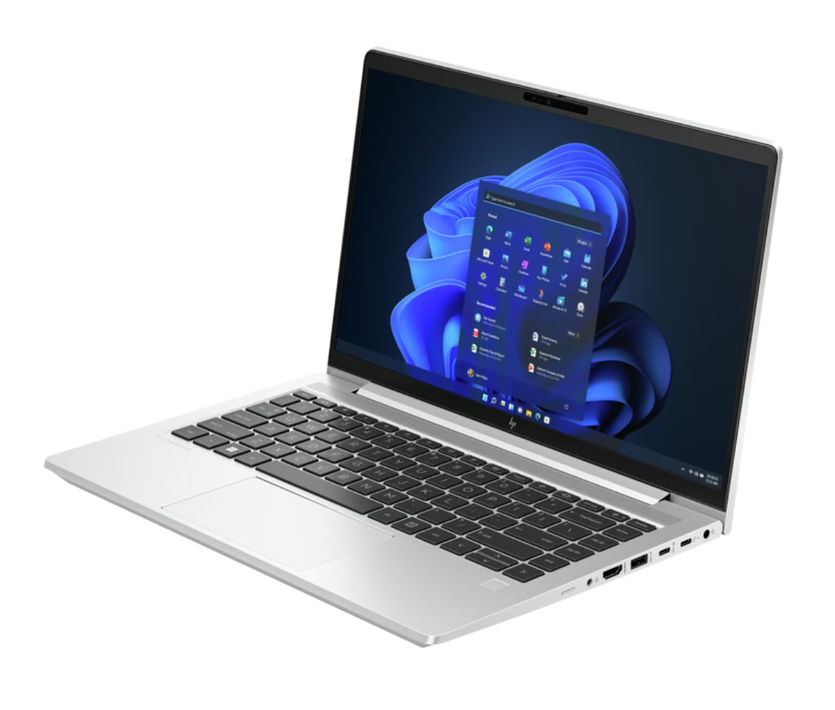 HP EliteBook 640 G10 refurbished laptop – rechterzijkant met aansluitingen