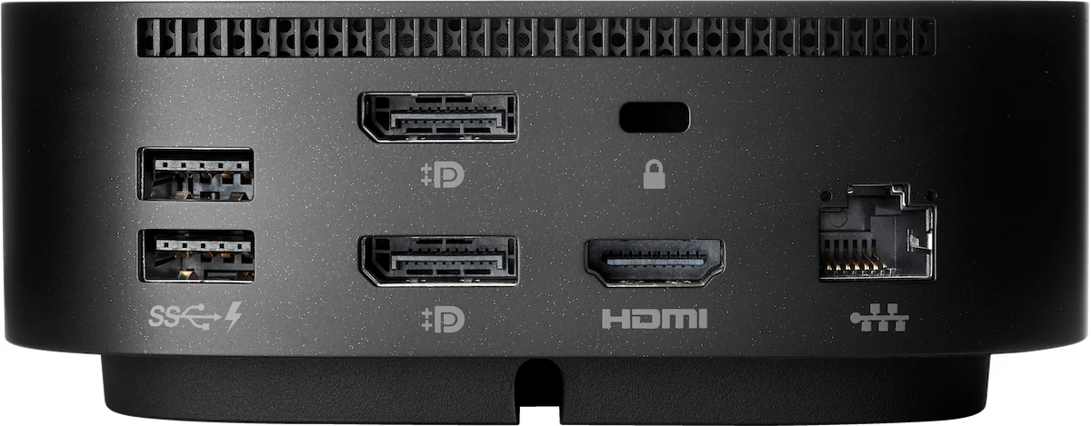 HP USB-C Dock G5 poorten