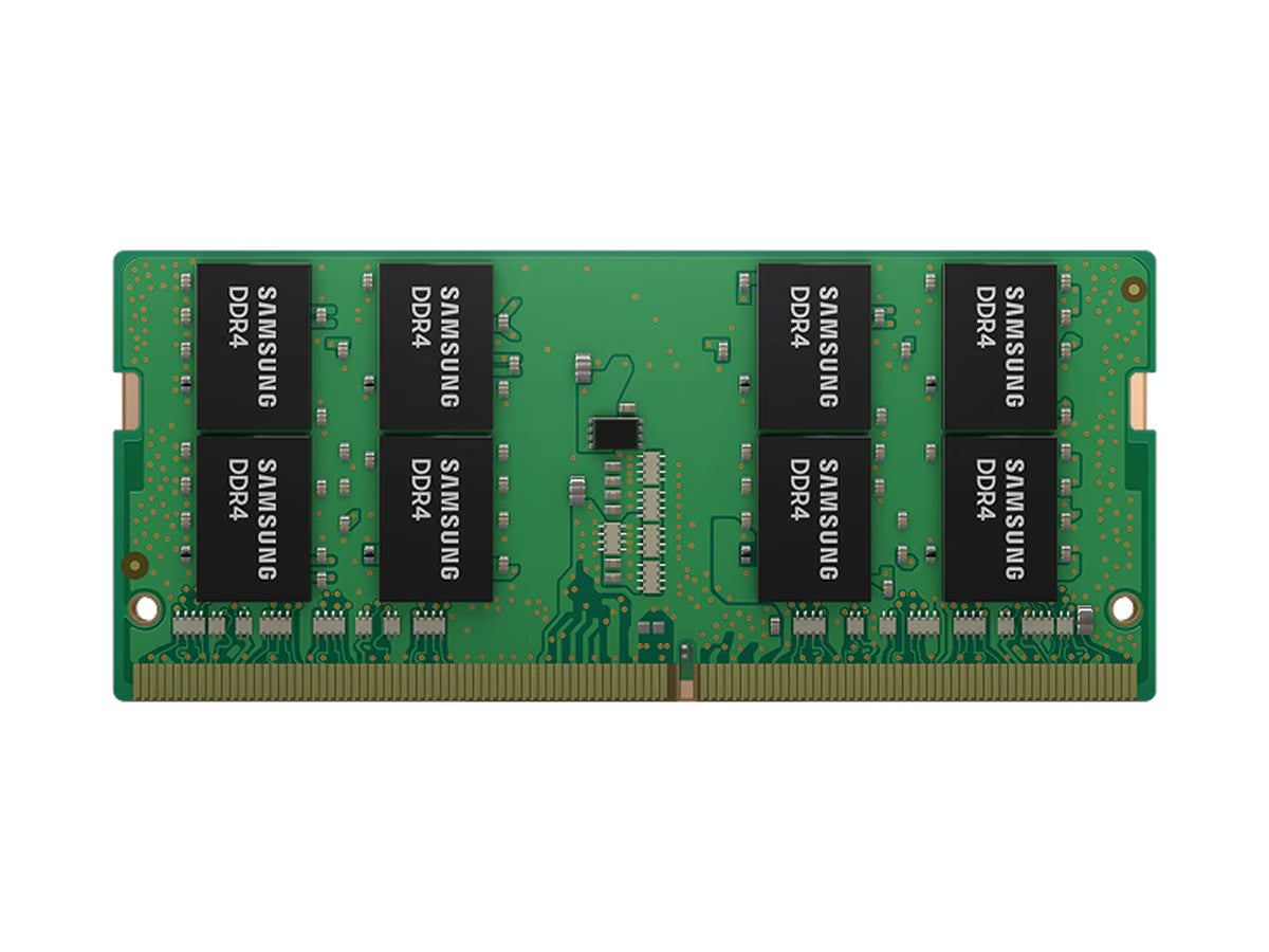 Samsung 32GB DDR4-3200 SO-DIMM werkgeheugen M471A4G43CB1-CWE voor laptop – vooraanzicht