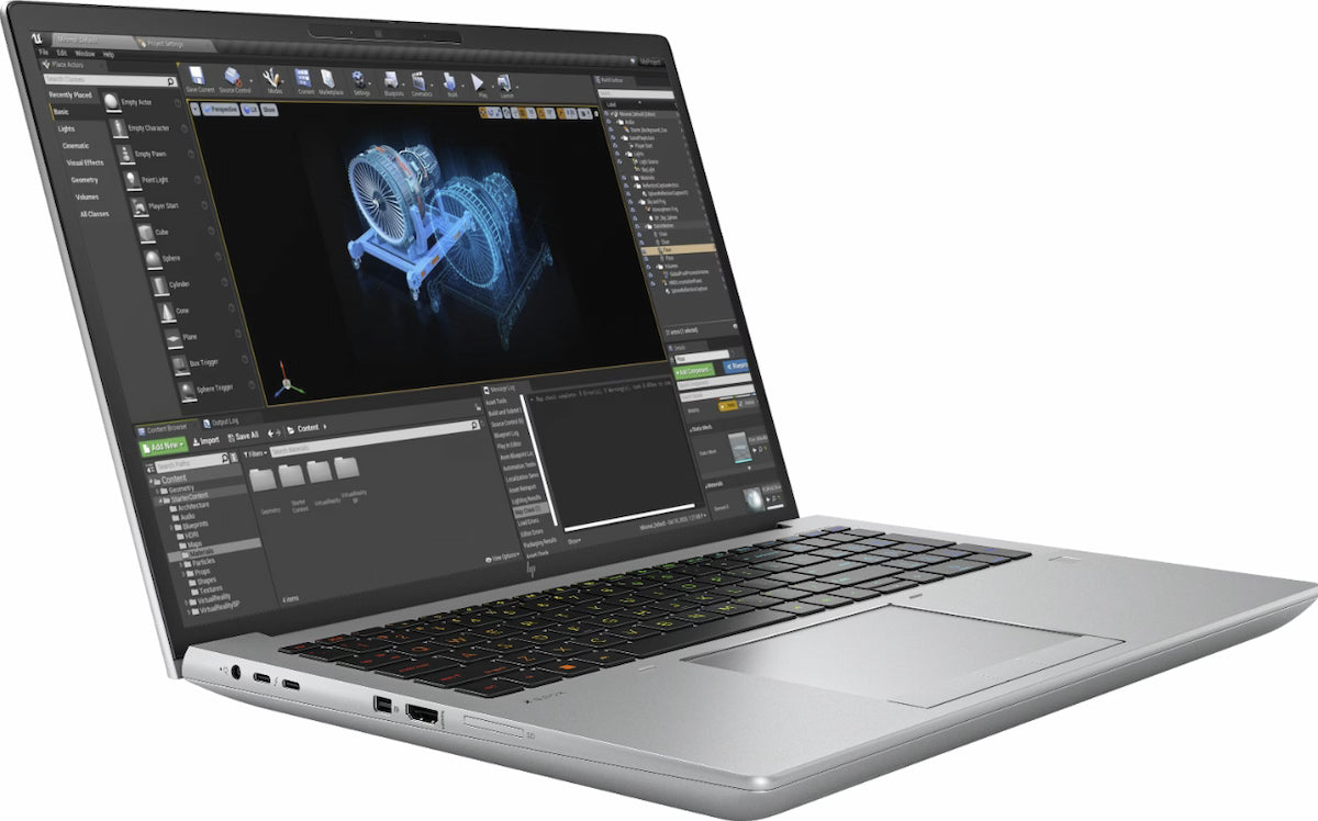 HP ZBook Fury 16 G10 vooraanzicht links